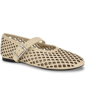Calvin Klein Lauria Mary Jane Flat - Metallic