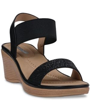 Good Choice Nia Wedge Sandal - Black