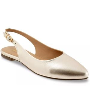 Trotters Evelyn Flat - Metallic