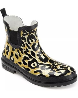 Journee Collection Tekoa Rain Boot - Black