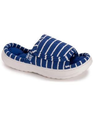 Muk Luks Raelynn Slide Slipper - Blue