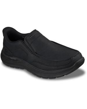 Skechers Extra Wide Width Handsfree Slipins: Arch Fit Superior Mantis Slipon Sneaker - Black