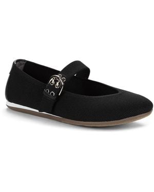 Me Too Vessi Mary Jane Flat - Black