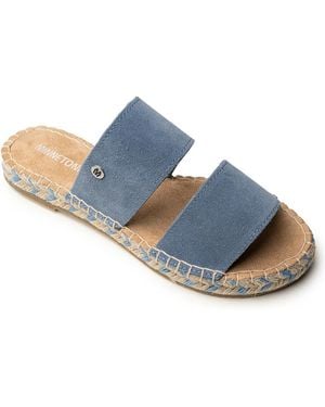 Minnetonka Poppie Espadrille Sandal - Blue