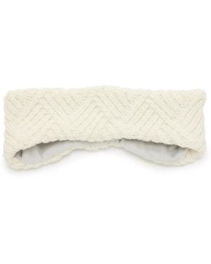 FireSide Cable Knit Headband - White