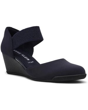 Anne Klein Tiffany Wedge Pump - Blue