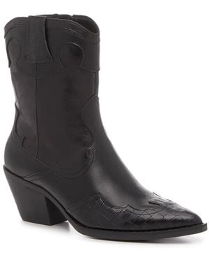 Crown Vintage Izzie Western Bootie - Black