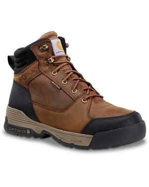 Carhartt Force Hd 6" Waterproof Work Boot - Brown