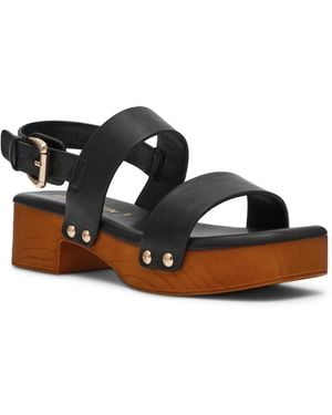 Anne Klein Fern Platform Sandal - Black