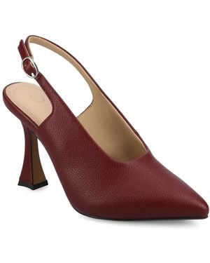 Journee Collection Verena Pump - Red
