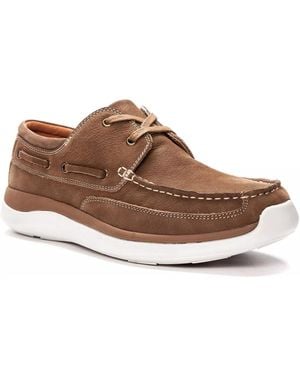 Propet Pomeroy Boat Shoe - Brown