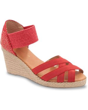 Andre Assous Adin Espadrille Wedge Sandal - Red
