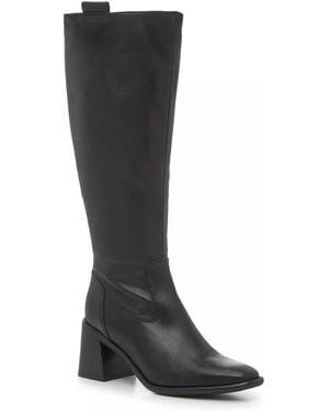 Coach and Four Wide Width Samu Wide Calf Boot - Black
