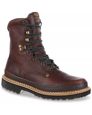 Georgia Boot Giant Steel Toe Work Boot - Brown