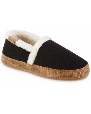 Acorn Madison Moccasin Slipper - Black