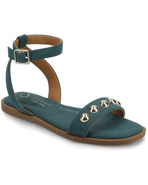 Journee Collection Primrose Sandal - Green