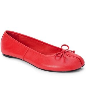 Matisse Mason Split Toe Ballet Flat - Red