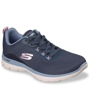 Skechers Wide Width Arch Fit Summits Daily Flow Sneaker - Blue
