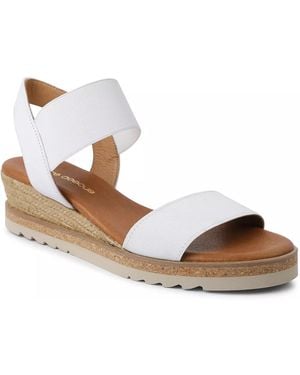 Andre Assous Neveah Espadrille Wedge Sandal - White