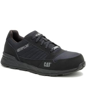 Caterpillar Wide Width Venward Composite Toe Work Sneaker - Black