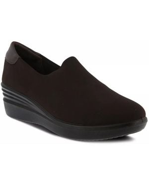 Flexus by Spring Step Noral Wedge Slipon - Black