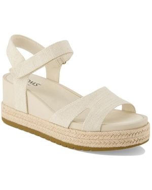 TOMS Alana Espadrille Wedge Sandal - White