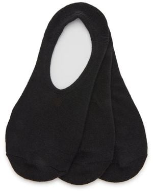 Converse Fundamental No Show Socks 3 Pack - Black