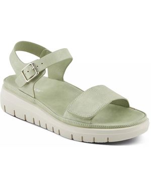 Flexus by Spring Step Shinzon Wedge Sandal - Green