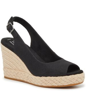 TOMS Camilla Wedge Sandal - Black