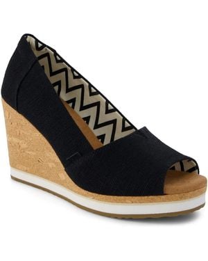 TOMS Essential Wedge Sandal - Blue