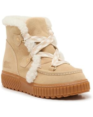 Sorel One Ave Alpine Plus Waterproof Bootie - Natural