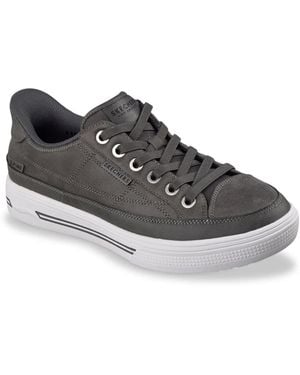 Skechers Extra Wide Width Street Hands Free Slipins Arch Fit Arcade Join Ya There Sneaker - Black