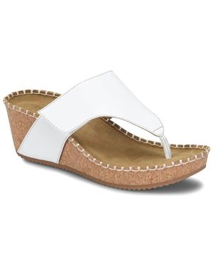 Comfortiva Edwyn Wedge Sandal - White