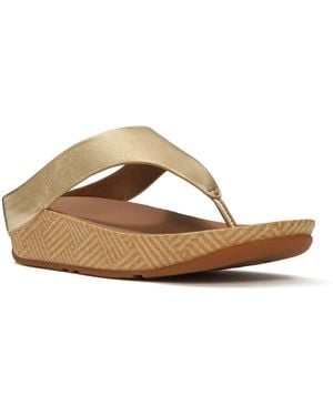 Fitflop Lulu Lux Wedge Sandal - Brown