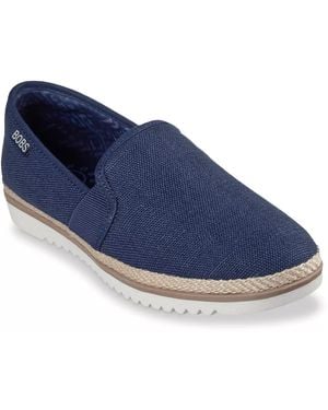 Skechers Wide Width Flexpadrille Espadrille Flat - Blue