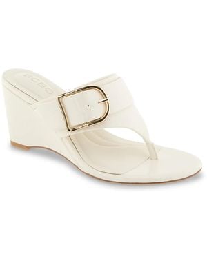 BCBGMAXAZRIA Seema Wedge Sandal - White