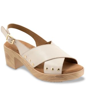Softwalk Florence Platform Sandal - Metallic