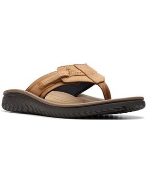 Clarks Wesley Sun Sandal - Brown