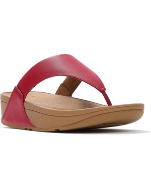 Fitflop Lulu Wedge Sandal - Red