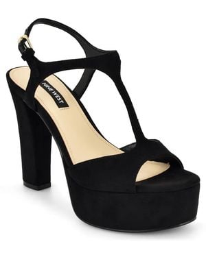 Nine West Naini Platform Sandal - Black