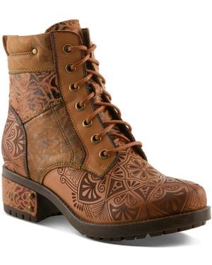 L'ARTISTE Fish Bootie - Brown