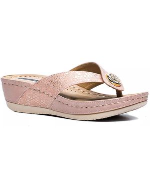 Good Choice Dafni Wedge Sandal - Brown