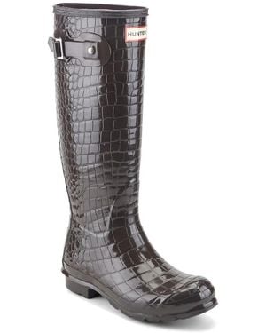 HUNTER Original Tall Rain Boot - Black