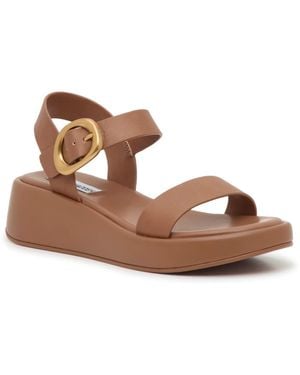 Steve Madden Sedonah Wedge Sandal - Brown