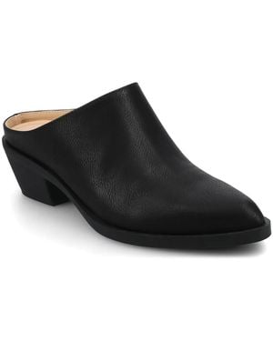 Journee Collection Tomeka Mule - Black