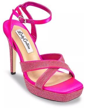 Lady Couture Daisy Platform Sandal - Pink