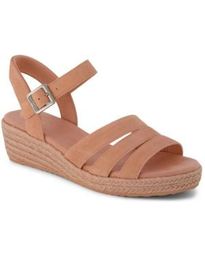 TOMS Julia Wedge Sandal - Brown