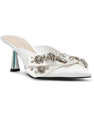 Betsey Johnson Kena Mule - White