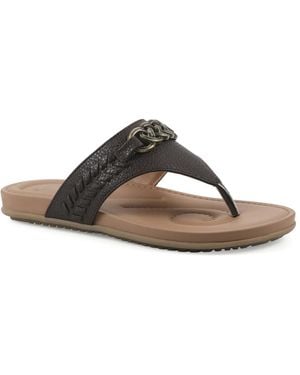 White Mountain Aladdin Sandal - Black