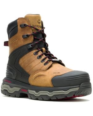 Wolverine Alpha Infinity System 8" Carbonmax Waterproof Work Boot - Black
